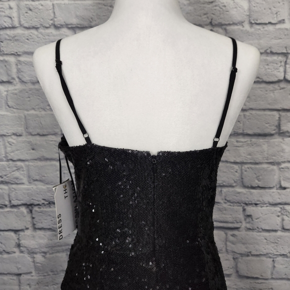 Dress the Population Alida Fringe Dress Size M. New. - Picture 6 of 10